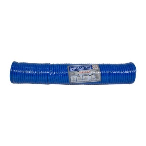 Furtun spiralat, lungime 15m, 8x5 mm Airmaster AIR-15-8X5, cuple rapide cu arc - Img 3