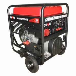 Generator de curent SENCI SC15000TE EVO putere maxima 13 kW/400V 4 kW/230 V pornire electrica - Img 1