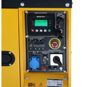 Generator insonorizat Stager YDE8600TA-TA3 V2, 7.5kVA, DualPower 230-400V, diesel, 3000rpm, pornire electrica - Img 5