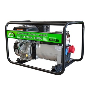 Generator portabil de curent si sudura Greenfield G-EC220DC_EUROV, trifazat, 6.1 kVA, curent sudura 40-220 A, Benzina - Img 3