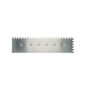 Gletiera dintata cu maner din lemn 48cm, 10x10mm - RUBI-65983 - Img 2