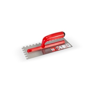 Gletiera dintata cu maner plastic 28cm, 10x10mm - RUBI-25906 - Img 2