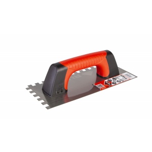 Gletiera dintata cu maner Rubiflex 28cm, 10x10mm - RUBI-75958 - Img 2