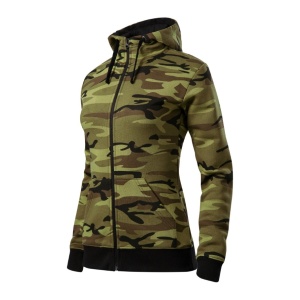 Hanorac pentru damă, Camo Zipper, 300 g/m² C20 - Img 3