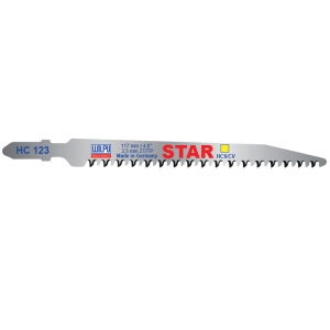 HC 123 STAR Panza HCS/CV pentru fierastrau vertical, prindere T, pentru lemn / 25 bucati, DIM 117 x 10 x 1.45 mm