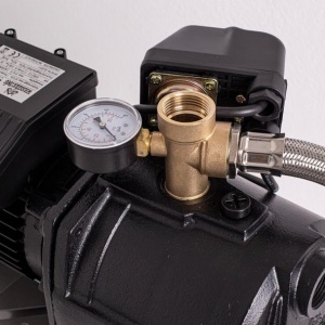 Hidrofor cu pompa autoamorsanta Wasserkonig WSK4044-25, corp fonta, putere 850 W, debit 4020 l/h, inaltime refulare 44 m, vas de expansiune 24 litri - Img 6