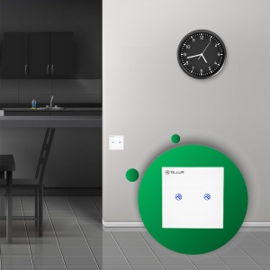 Întrerupător WiFi Tellur Smart, SS2N, 2 porturi, 1800W, 10A - Img 3