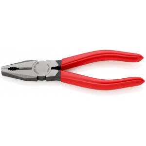 KNIPEX 03 01 160 Patent combinat acoperite cu plastic vopsit negru 160 mm