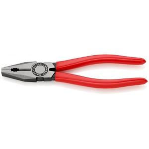 KNIPEX 03 01 200 Patent combinat acoperite cu plastic vopsit negru 200 mm