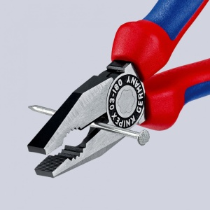 KNIPEX 03 02 180 Patent combinat cu manşoane multicomponent vopsit negru 180 mm - Img 4