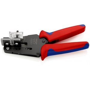 KNIPEX 12 12 10 clește de precizie dezizolator cu cuţite profilate cu manşoane multicomponent brunat 195 mm - Img 2