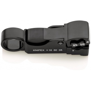 KNIPEX 16 60 05 SB Dezizolator pentru cabluri coaxiale 105 mm - Img 3