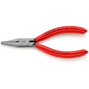 KNIPEX 37 11 125 Clește de prindere pentru mecanică fină acoperite cu plastic vopsit negru 125 mm