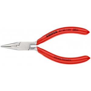 KNIPEX 37 33 125 Clește de prindere pentru mecanică fină acoperite cu plastic cromat 125 mm - Img 3