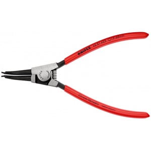 KNIPEX 46 31 A22 clește pentru inele de siguranță pentru inele exterioare pe axuri angular la 45° acoperite cu plastic vopsit negru 185 mm - Img 3