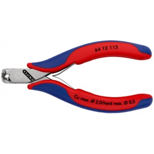 KNIPEX 64 12 115 Tăietor frontal pentru instalații electronice cu manşoane multicomponent 115 mm - Img 3