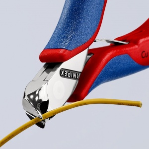 KNIPEX 64 42 115 Tăietor frontal pentru instalații electronice cu manşoane multicomponent 115 mm - Img 4