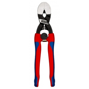 KNIPEX 72 62 200 Dispozitiv de tăiere de înaltă precizie, de forță pentru metale moi și cauciuc cu manşoane suple, multicomponent vopsit negru 200 mm - Img 4