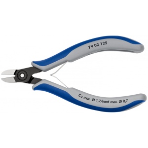 KNIPEX 79 02 125 Șfic de precizie pentru sisteme electronice cu manşoane multicomponent brunat 125 mm - Img 1