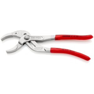 KNIPEX 81 03 250 Cleşte pentru sifon şi conectori acoperit cu material plastic aderent cromat 250 mm - Img 3