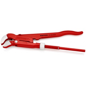 KNIPEX 83 30 005 Clește pentru țevi cu fălci încovoiate vopsit electrostatic în roșu 245 mm - Img 3