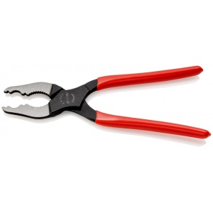 KNIPEX 84 11 200 Clește cu cioc conic înclinat, pentru vehicule acoperite cu plastic vopsit negru 200 mm - Img 2