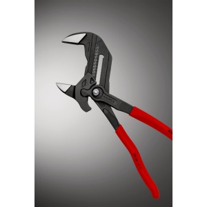 KNIPEX 86 01 300 Cheie de strângere Cleștele-cheie, clește și cheie într-o singură unealtă acoperit cu material plastic aderent bonderizat în culoarea gri 300 mm - Img 5