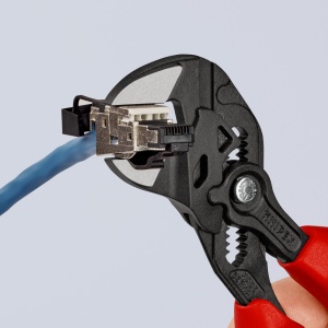 KNIPEX 86 02 180 Cheie de strângere Cleștele-cheie, clește și cheie într-o singură unealtă cu manşoane multicomponent bonderizat în culoarea gri 180 mm - Img 5