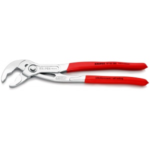 KNIPEX 87 03 300 Cobra® Clește high tech pentru pompe de apă acoperit cu material plastic aderent cromat 300 mm - Img 2