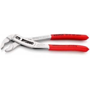 KNIPEX 88 03 180 Alligator® Cleşte pentru pompe de apă acoperit cu material plastic aderent cromat 180 mm - Img 2