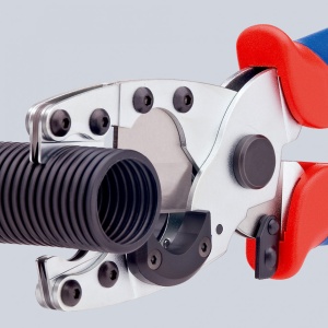 KNIPEX 90 25 20 Clește pentru tăiat țevi pentru țevi compozite și tuburi de protecție cu manşoane multicomponent zincat 210 mm - Img 5