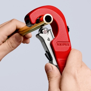 KNIPEX 90 31 02 BK Tăietor de țevi TubiX® 180 mm (carton cu autoservire/în blister) - Img 8