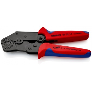 KNIPEX 97 52 14 Clește de sertizat varianta scurtă cu manşoane multicomponent brunat 195 mm - Img 2
