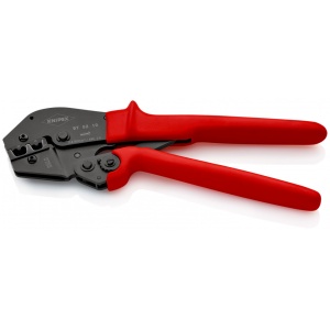 KNIPEX 97 52 19 Clește de sertizat și pentru operarea cu două mâini cu manșoane din plastic aderente brunat 250 mm - Img 2