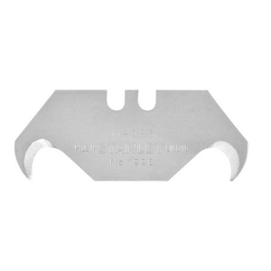 Lama trapez pentru cutter Stanley 1-11-983, 62 x 19 mm, varf tip carlig, set de 100 bucati - Img 2