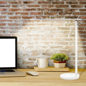 Lampă de birou WiFi Tellur Smart, 12W, lumină albă, caldă, Qi 10W, USB 10W, reglabilă, alb - Img 9