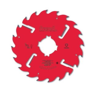 LM05 Panza circulara placata CMS cu dinti geluitori pentru taieri multiple in lung de fibra a lemnului, DIM 380, int 30 mm - LM05 1600