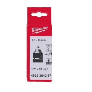 Mandrine fără cheie 2 manșoane Milwaukee - 1.5 - 13 - ½″ / 20 / 2 sleeve with safety screw industrial - Img 2