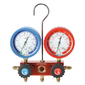 Manifold 2 căi, Rothenberger 1/4″ SAE, 34 bar