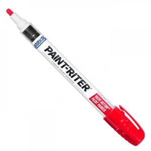 Marker cu vopsea lichida, PAINT RITER Valve Action, rosu
