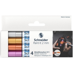 Marker metalic Schneider Paint-It 011 2 mm 4 buc/Set1