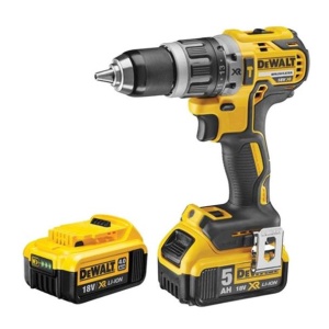 Masina de gaurit si insurubat cu percutie, cu acumulatori Dewalt DCD796P2, 18V/5.0Ah, cuplu maxim 70 Nm, 2 acumulatori, incarcator, valiza de transport - Img 2