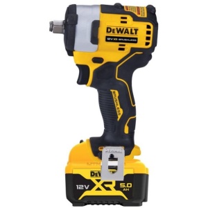 Masina de insurubat cu impact Dewalt DCF901P1, cu acumulator XR 12V / 5.0Ah, cuplu maxim 340 Nm, prindere 1/2" in cutie TSTAK - Img 7