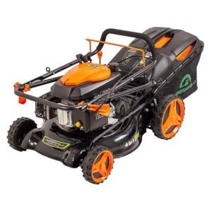 Masina de tuns gazonul cu autopropulsie Greenfield G-MTG511ARW-T8, 4. 4 cp, benzina, 173 cmᶟ, 50 cm , 7 trepte taiere, 60 l sac colector - Img 6