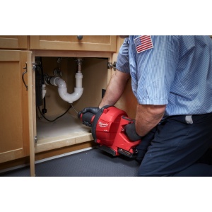 Masina desfundat tevi - 10mm Milwaukee M18 FDCPF10-201C, lungime cablu 10.6 m, livrata cu acumulator, valiza - Img 10
