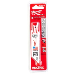 Metal: Pânze THIN KERF Milwaukee SM 100 x 24 Tpi - 5 bucati - Img 2