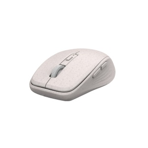 Mouse fără fir Tellur Green, 2.4Ghz, nano receiver, crem