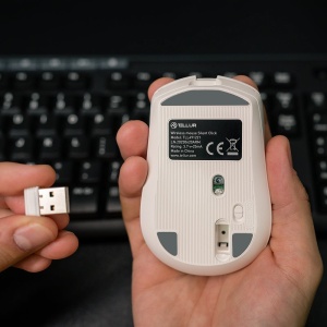 Mouse wireless Tellur, Silent Click, Alb - Img 9