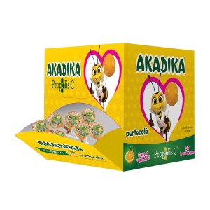 Multivitamine Akadika Propolis C Portocală, 50 buc/cutie