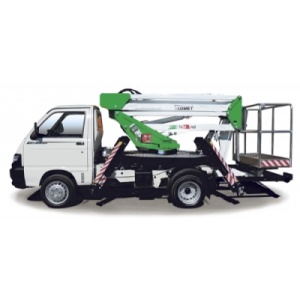 Nacela cu brat telescopic dublu articulat montata pe autosasiu COMET Euro Sky 21/2/9.5 HQ H 21m L 9.5m 200KG - Img 1